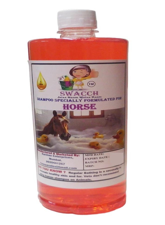 Swacch Shampoo Specially Formulated for Horse (1 Litre) Strawberry - Image 1
